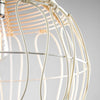 Wicker Globe Style Hanging Pendant Lamp